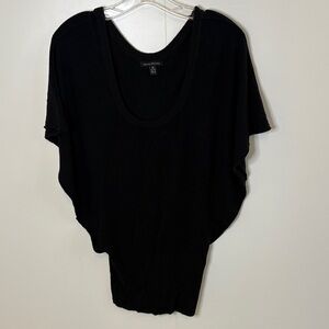 Peppe Peluso Black Short Sleeve Sweater